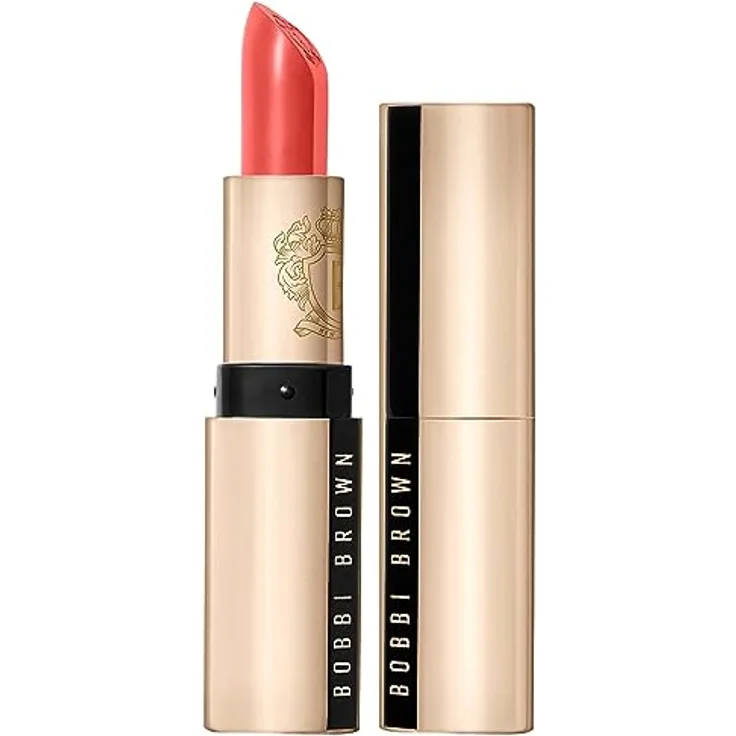 BOBBI BROWN Luxe Lipstick Retro Coral, pflegender Lippenstift mit satiniertem Finish, 3,8 g