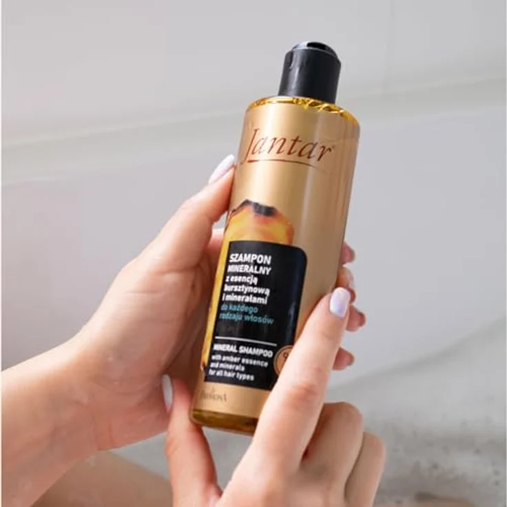 Farmona Jantar Minerales Shampoo mit Bernstein-Essenz und Nährstoffkomplex, 300 ml für alle Haartypen, feuchtigkeitsspendend und schuppenreduzierend – Bild 2