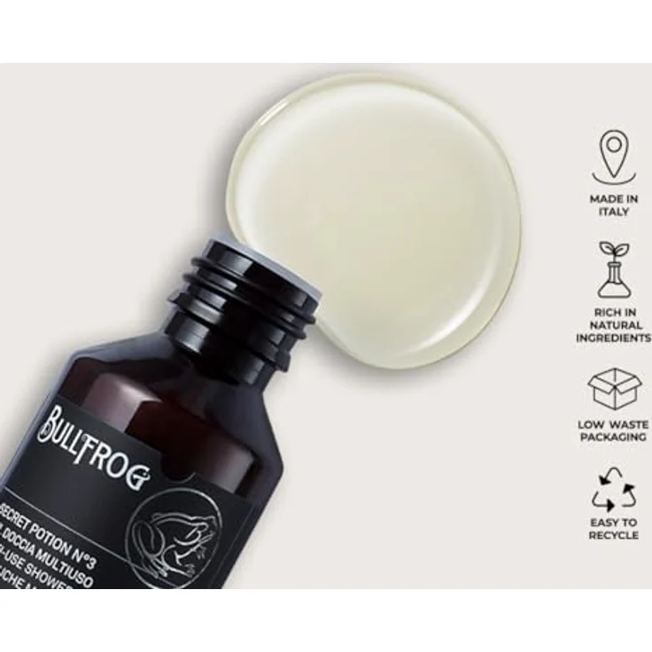 BULLFROG Secret Potion All-in-One Shampoo & Showergel N.3, Duschgel mit charakteristischem Duft, 250 ml – Bild 2