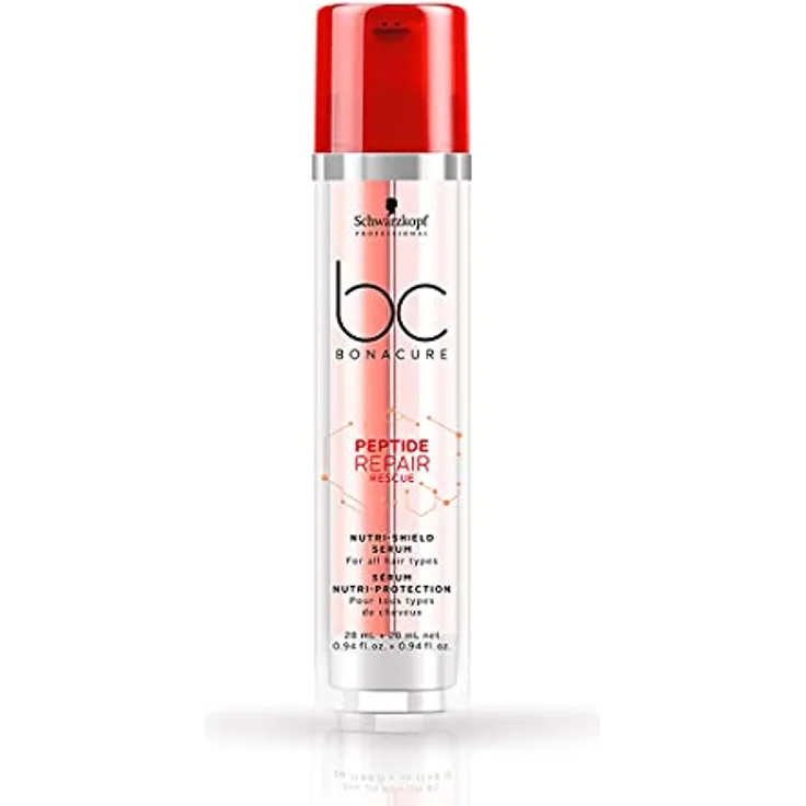 Schwarzkopf Professional BC Pept. Rep. Res. Nutri-Shield Serum 2x28ml, reparierendes Serum für strapaziertes Haar