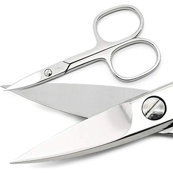 remos professional body care REMOS Nagelschere, 9.5 cm aus gehärtetem Stahl, ergonomische gebogene Klinge, für präzisen Schnitt von Fingernägeln und Fußnägeln – Bild 2