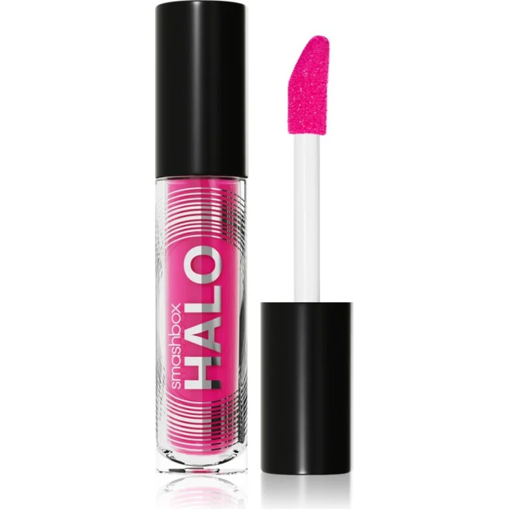 Smashbox Halo Plump + Glow Lip Gloss, hydratisierendes Lipgloss für mehr Lippenvolumen, Farbton Aura, 4.6 ml