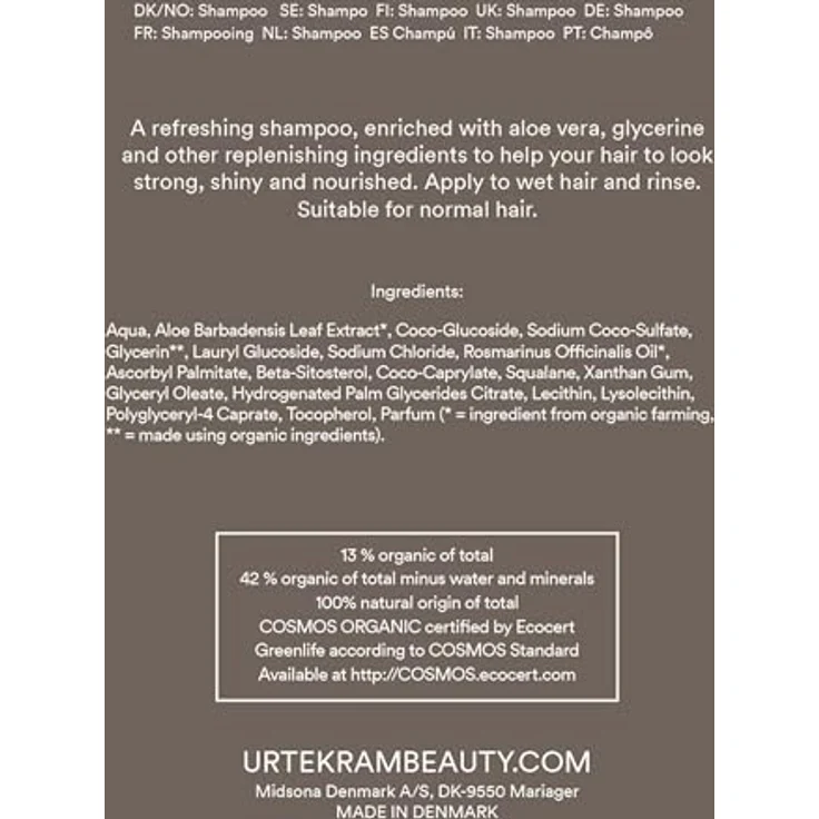 Urtekram Rosmarin Shampoo 250 ml Feines Haar – Bild 6