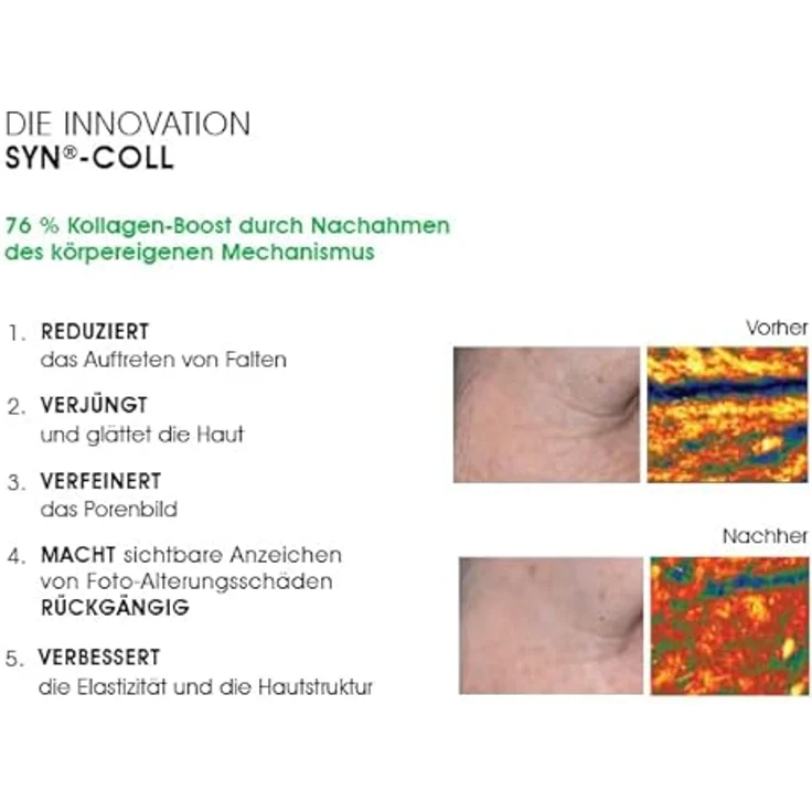 BIOMED BioMD Collagen Boost, 30ml - Kollagenverjüngung mit SYN COLL, reduziert Falten, glättet die Haut, verbessert Festigkeit und Elastizität, natürlicher Aufheller mit Zitronensäure, klinisch getestet – Bild 5