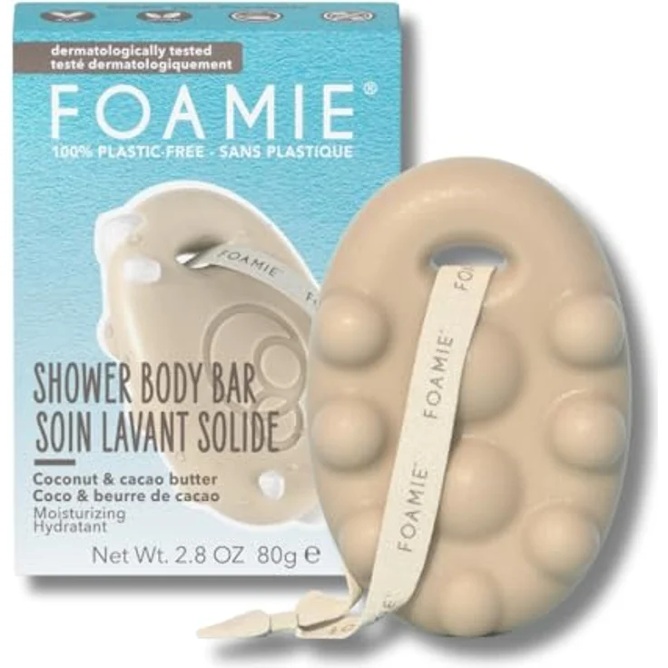 Foamie Seife Shower Body Bar Shake Your Coconuts 80 g – Bild 2