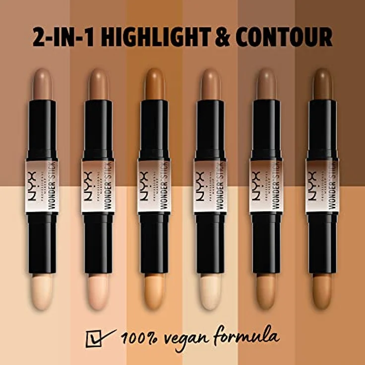NYX Professional Make-up Wonder Stick Contouring Highlighter Dark 8 g - Preisvergleich – Bild 2