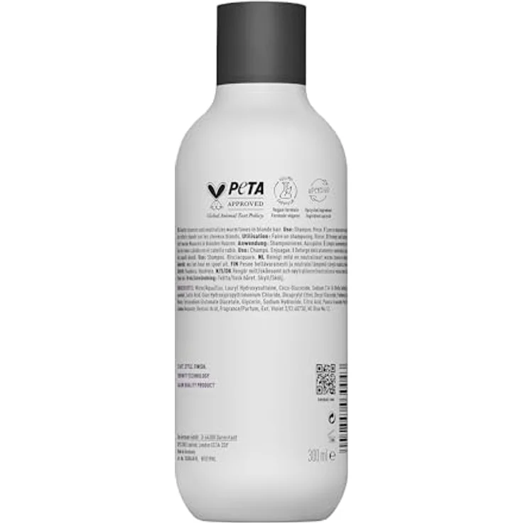 KMS COLORVITALITY Blonde Shampoo 300ml für blondes Haar mit Gelbstich, Feuchtigkeitsspendend und Antioxidantien-haltig – Bild 2