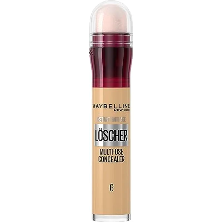 Maybelline New York Abdeckstift, Instant Anti-Age Effekt Concealer, Löscher mit Mikro-Lösch-Applikator, Nr. 06 Neutralizer, 6,8 ml