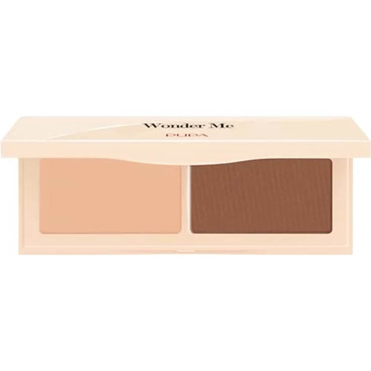 Pupa Milano Wonder Me Natural Sculpt, Double Face Contour Palette - 8.0 g Perfecting and Contouring Face Powder - Blendable Face Makeup - 002 – Bild 1