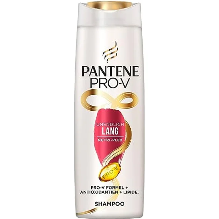 Pantene Pro-V Shampoo, Unendlich Lang | Für Mittellanges Bis Langes Geschädigtes Haar | Sichtbar Gesünderes, Stärkeres Haar Von Den Wurzeln Zu Den Spitzen | Mit Niacinamid + Vitamin E, 300 ml – Bild 1