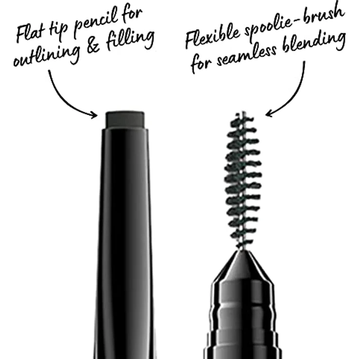 NYX PRECISION brow pencil black Augenbrauenstift – Bild 2