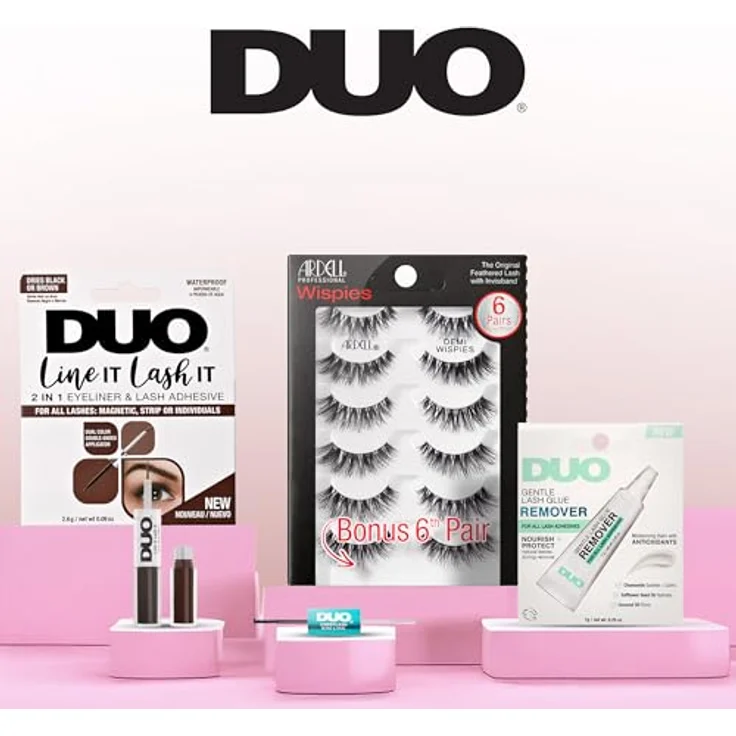 Ardell Duo Quick-Set Striplash Adhesive Clear/Dark Wimpernkleber 14 g Dark – Bild 7