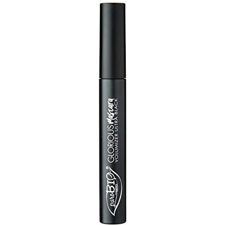 PUROBIO PuroBio Herrliche Voluminöse Wimperntusche, Schwarz, 7ml - Bio-Bambushydrolat, natürlicher Effekt, intensiver Look – Bild 2