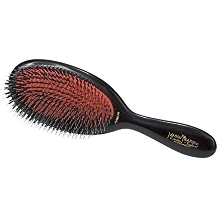 Mason Pearson Junior Mixte Darkruby Reine Wildschweinborsten & Nylonstifte BN2 – Bild 2