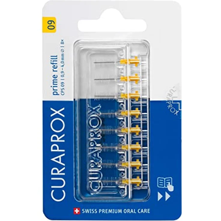 Curaprox Curaprox Cps 09 Prime Refill Interdentalbürsten, gelb, für saubere & gesunde Zähne – Bild 2