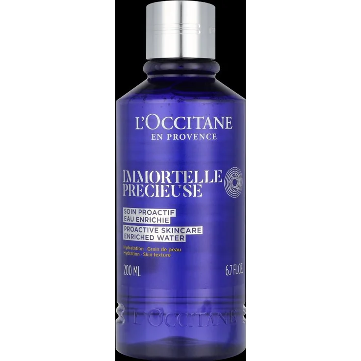 L'Occitane Immortelle Precious Skin Tonic, 200 ml feuchtigkeitsspendendes Gesichtswasser für sanfte Reinigung