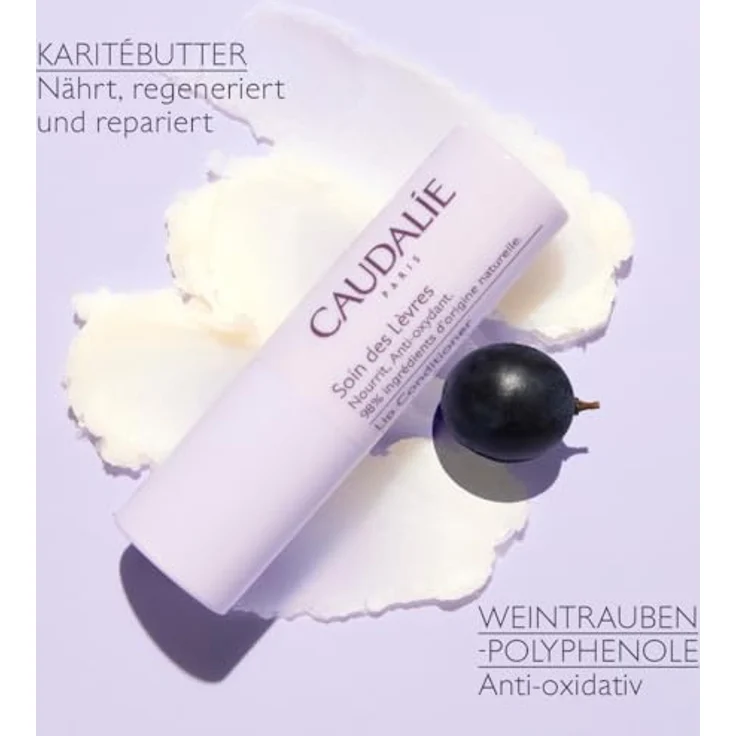 Caudalie Vinotherapist Lippenpflege, 4,5 g, intensives Lippenbalsam mit feuchtigkeitsspendenden Eigenschaften – Bild 4