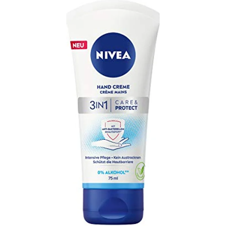 NIVEA Hand 3in1 Care + Protect Handcreme 75 ml – Bild 1