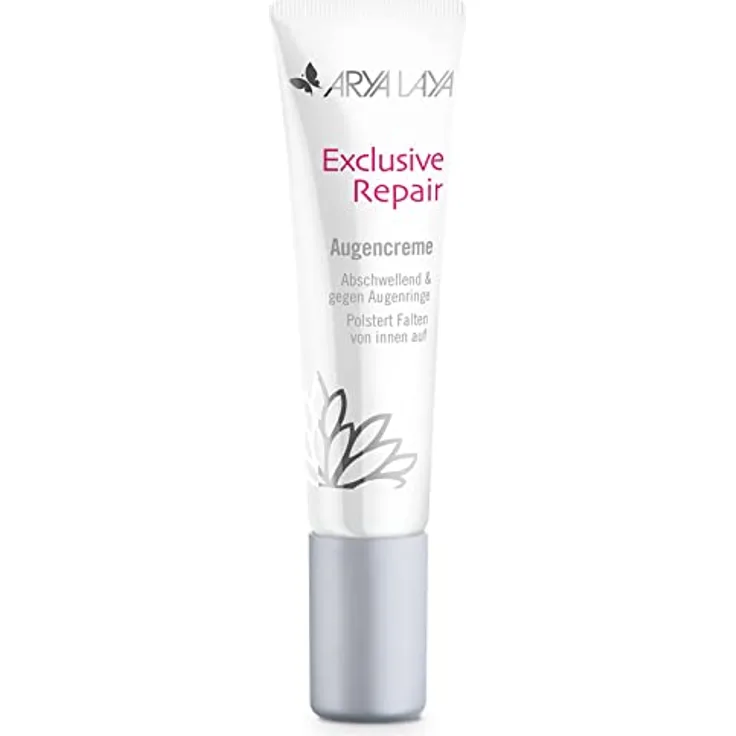 ARYA LAYA Exclusive Repair Augencreme: für eine frischere Augenkontur, reduziert Mimik-Fältchen, Augenringe, leichte Schwellungen und Müdigkeitserscheinungen, für alle Hautbilder | 15 ml