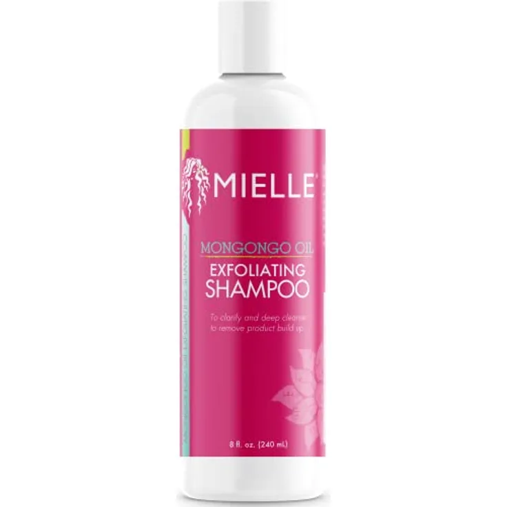 Mielle Mongongo Oil Peeling Shampoo, feuchtigkeitsspendendes Reinigungsshampoo ohne Parabene, 240ml