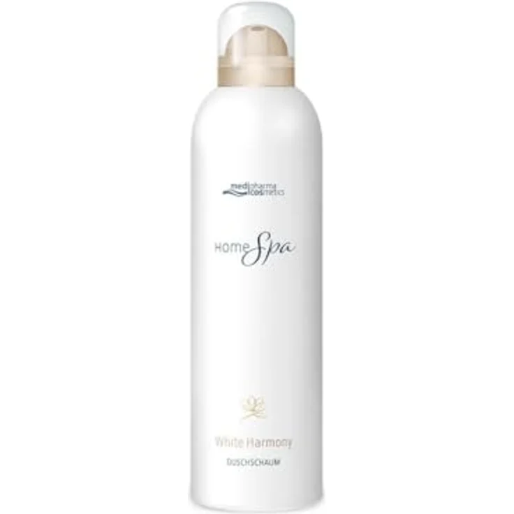Medipharma Cosmetics Home Spa White Harmony Duschschaum 200 ml - Mit Bio-Cotton-Extrakt, Aloe Vera, vegan – Bild 1