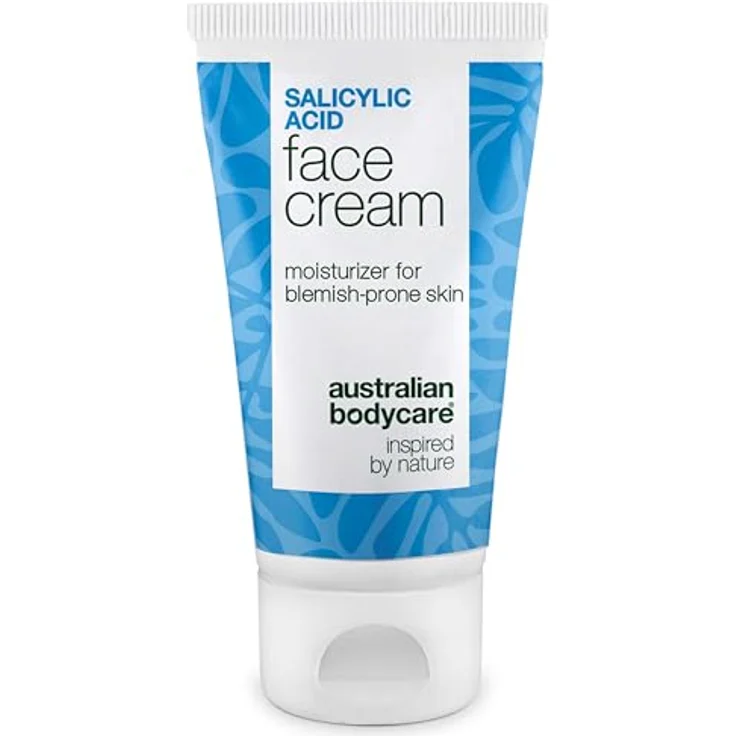 Australian Bodycare Salicylsäure Anti-Pickel-Gesichtscreme, Nicht komedogene Formel mit Salicylic Acid, 50 ml – Reinigt Poren, reduziert Rötungen und spendet Feuchtigkeit – Bild 1