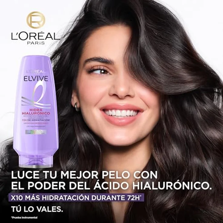 L'Oréal Paris ELVIVE HIDRA HIALURÓNICO 72h Hydratation 300ml Conditioner für trockenes Haar – Bild 3