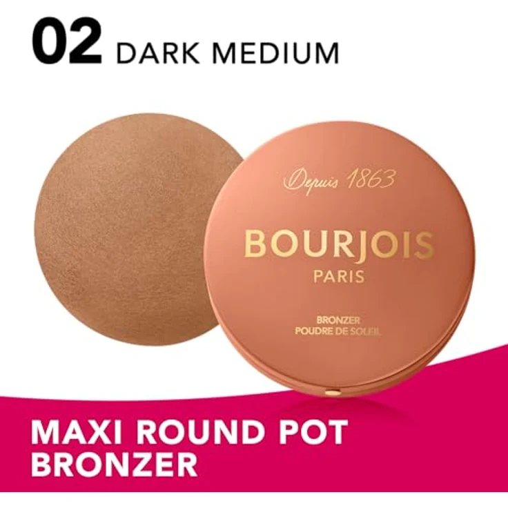 Bourjois Nu Sonnenpulver, Maxi-Dose 02, mittel, 7 g für einen sunkissed Effekt, vegan – Bild 4