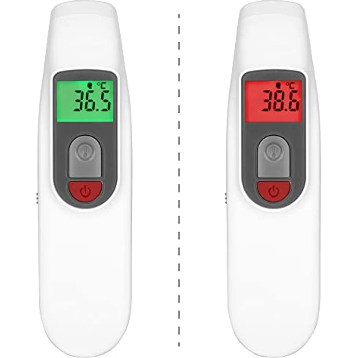 Fysic FT38, Infrarot-Stirnthermometer mit automatischer Abschaltung, 3 Sekunden Messzeit, Speicherung der letzten 25 Messwerte – Bild 2