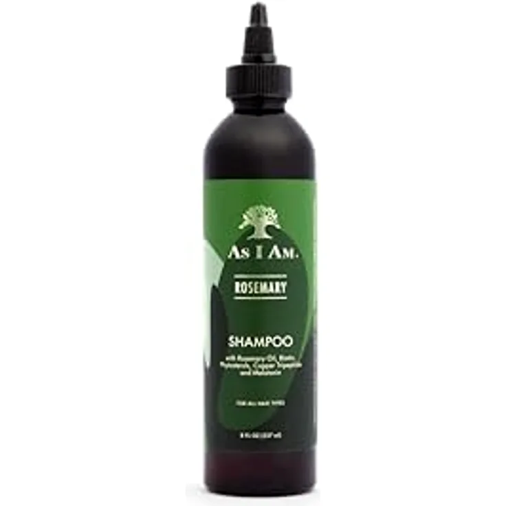 As I Am Rosmarin-Shampoo, 237 ml, mit Rosmarin- und Pfefferminzöl für ein revitalisierendes Erlebnis
