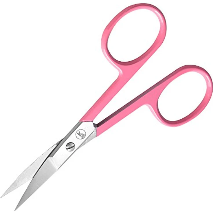 K-Pro Nagelschere Fingernagelschere für Damen Herren Edelstahl 1 Stück (Rosa) – Bild 4