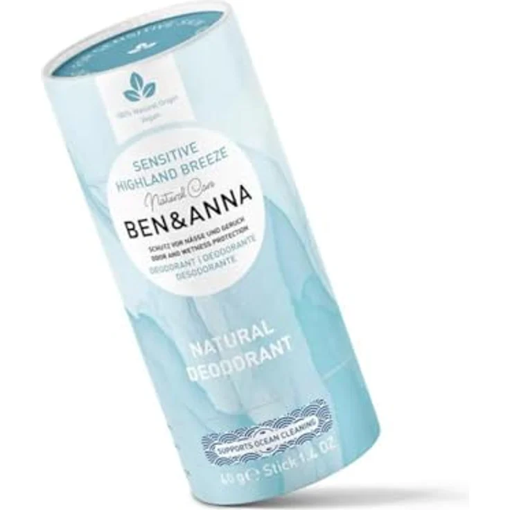 BEN&ANNA Sensitive Highland Breeze Deo-Stick, 40 g, veganer Deodorant ohne Aluminiumsalze, Unisex – Bild 2