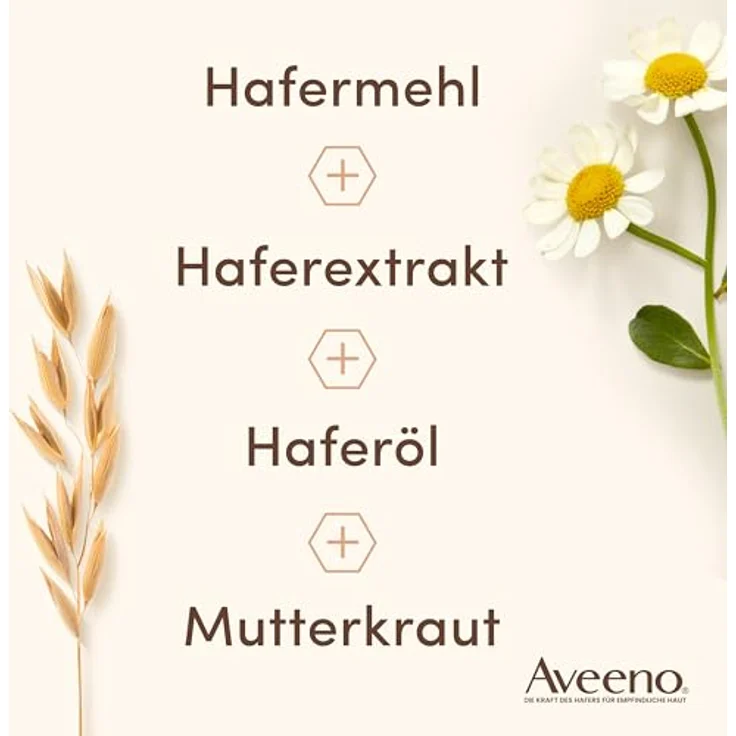 Aveeno CALM+RESTORE 3-faches Hafer Serum (30 ml), beruhigend & feuchtigkeitsspendend, parfümfrei, für empfindliche Haut, mit Mutterkraut und 3-fachem Haferkomplex – Bild 3