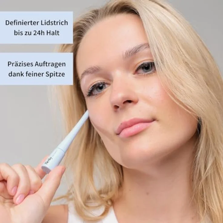 fleeky Liquid Eyeliner Pen, intensives Schwarz, wasserfeste Formel für präzise Lidstriche, 3 g – Bild 5
