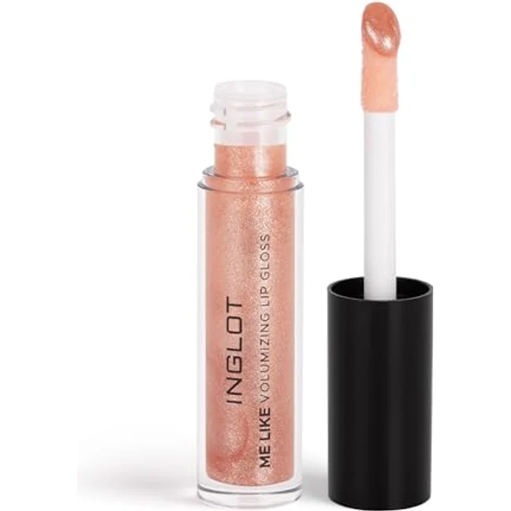 Inglot Volumizing Lip Gloss für Volle Lippen Me Like Volumizing Lip Gloss, Glanzend Booster Lippenstift Glitzer Halbtransparent Schimmernd, 5.5 ml : 54 – Bild 2
