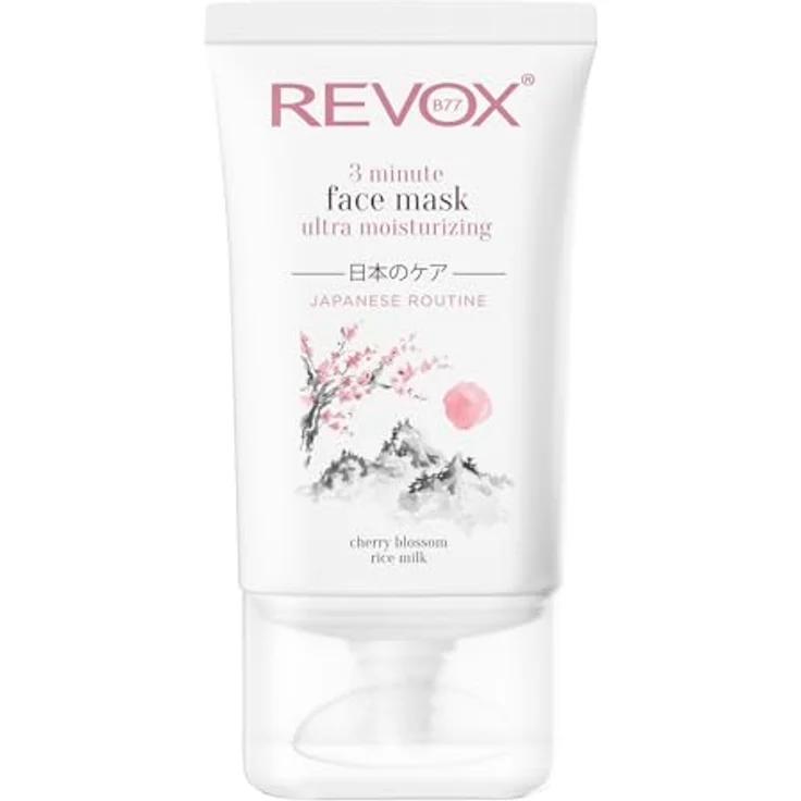 Revox B77 Japanese Routine 3 Minute Face Mask Ultra Moisturizing, 30 ml, intensive hydratisierende Gesichtsmaske mit Sheabutter und Hyaluronsäure – Bild 2