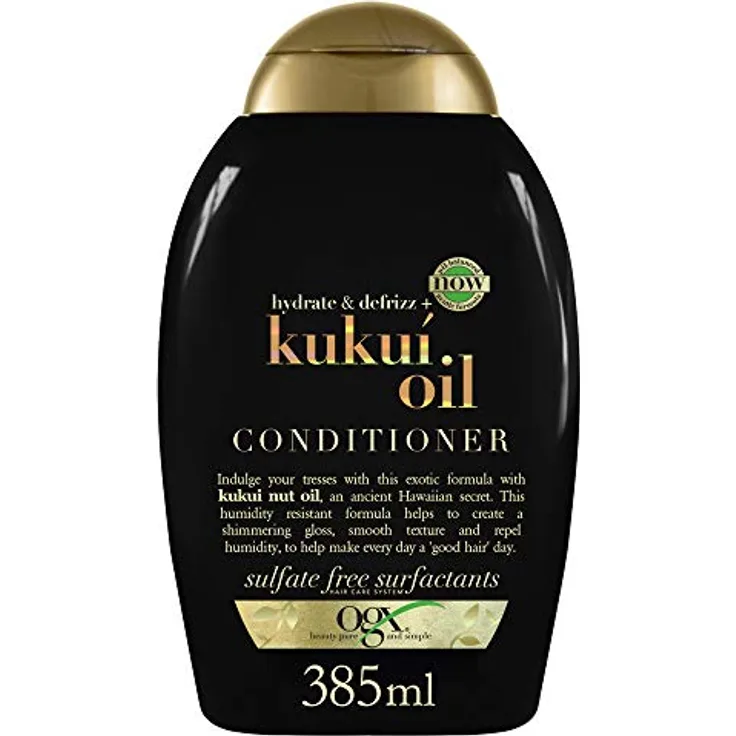OGX Hydrate & Defrizz Kukui Oil Conditioner, 385 ml