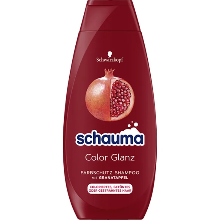 Henkel Schauma Color Glanz Shampoo Farbschutz mit Granatapfel, 400ml