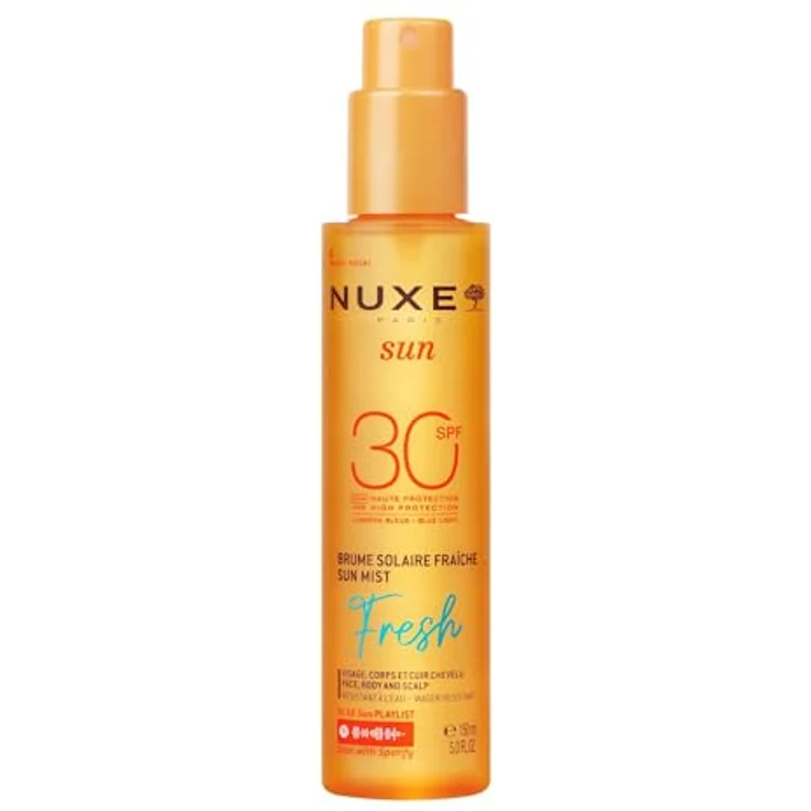 Nuxe Sun Mist Fresh SPF30, Sonnenschutz für Gesicht, Körper & Kopfhaut, 150 ml, wasserfest, anti-aging, feiner Nebel, für alle Hauttypen – Bild 1