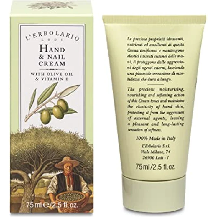 L'Erbolario Hand- und Nagelcreme, vegane Naturkosmetik ohne Parabene, 75 ml – Bild 5