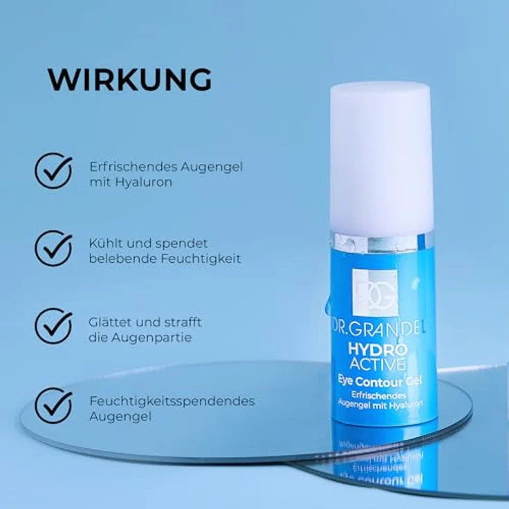 Dr. Grandel Hydro Active Eye Contour, erfrischendes Augen-Gel, feuchtigkeitsspendend, 15 ml – Bild 2