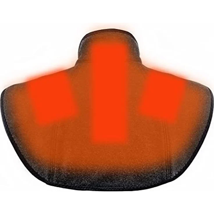 Thermrup Heizkissen, Ferninfrarot Wärmekissen mit 3-stufiger Temperaturregelung, wasserdicht und akkubetrieben, schwarz – Bild 2