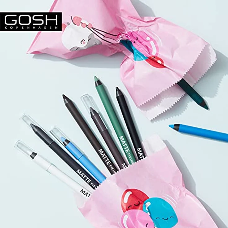 Gosh Copenhagen Matte Eyeliner, 1 g Nr. 011 - Alligator, farbintensiv mit cremiger Textur und mattem Finish – Bild 5