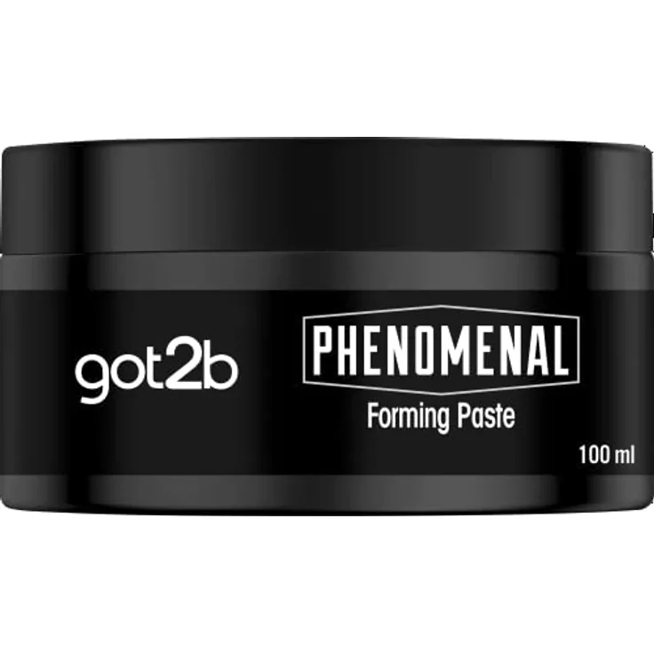 got2b Haarpomade Phenomenal Forming Paste, 100 ml, für natürlich aussehende Styles mit mittlerem Halt, Duft und definierter Textur