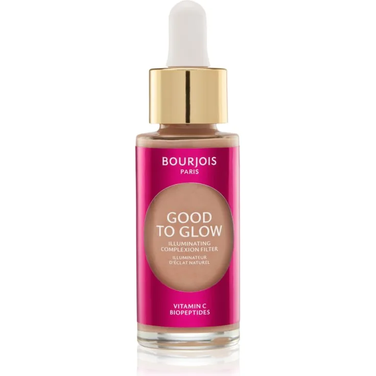 Bourjois Good to Glow Primer, Make-up Grundierung für Damen, Farbton 004 Light Medium, 30 ml, vegan, feuchtigkeitsspendend