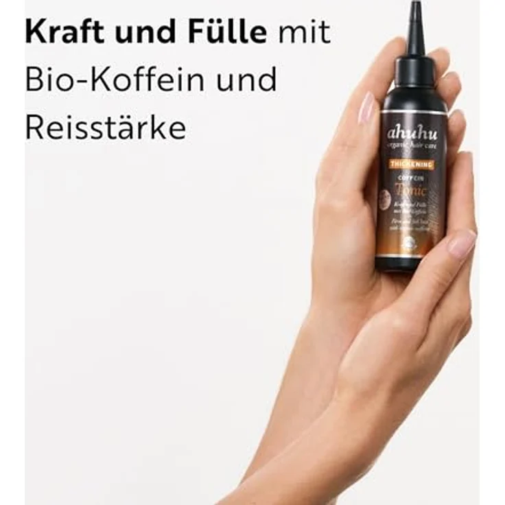 ahuhu organic hair care Bio Coffein Thickening Tonic 100ml – Bild 6
