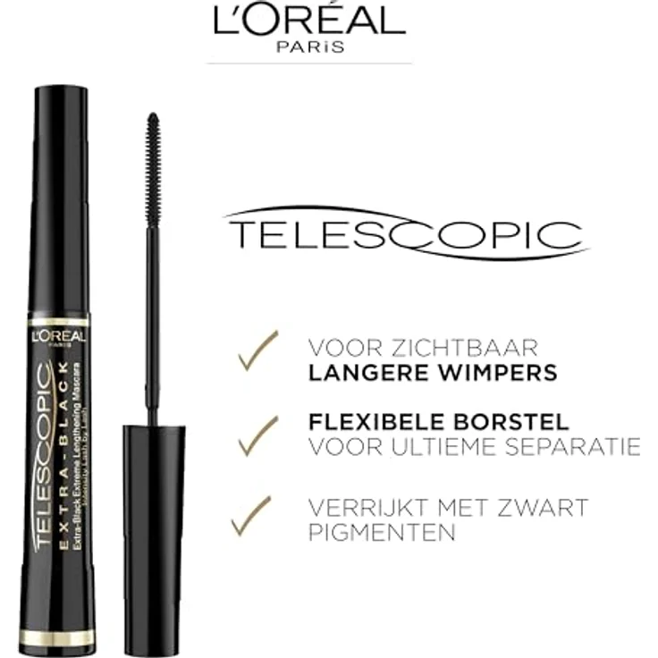 L'Oréal Telescopic Carbon Black 8 ml  – Bild 3