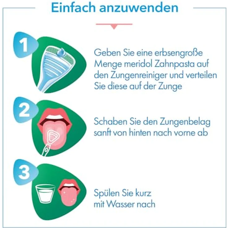 Meridol sicherer Atem Zungenreiniger extra flach 1 St., für ein strahlend sauberes Lächeln – Bild 4