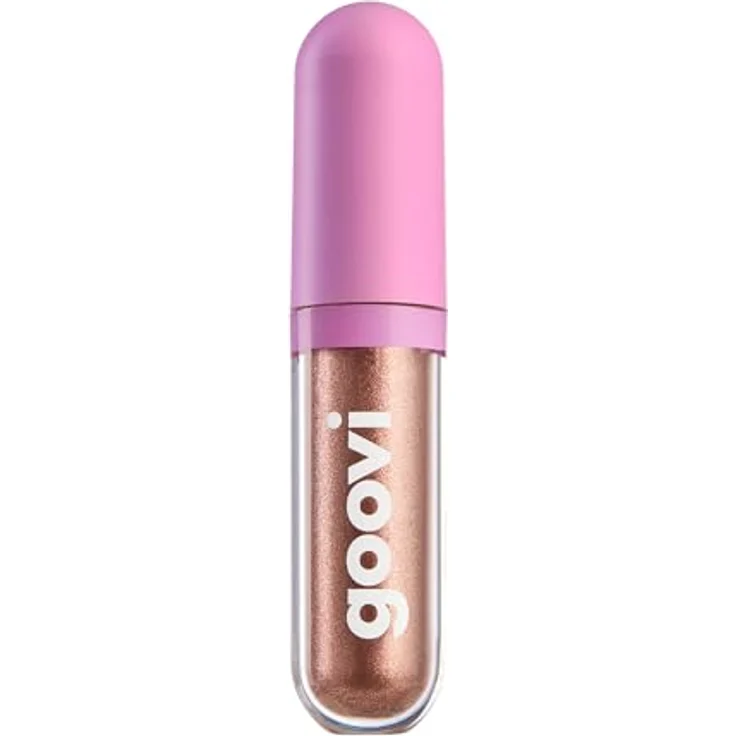 GOOVI Blink Date Liquid Eyeshadow, Strahlender Mousse-Lidschatten in neutralem Rosé mit 3D-Glanz, 4,5ml – Bild 2