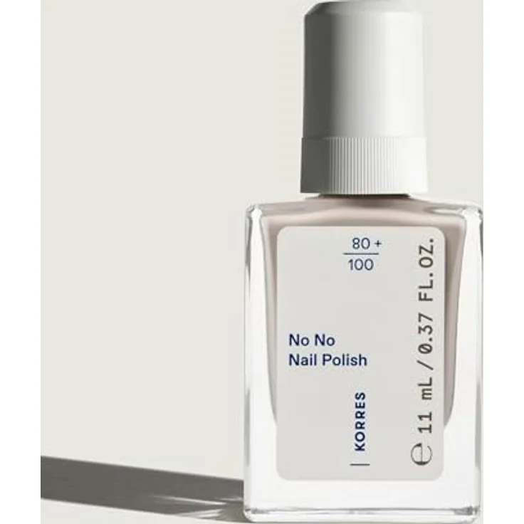KORRES No No Nail Polish 34 Sand, veganer 10-Free Nagellack mit Gel-Effekt, hoher Deckkraft und splitterfester Haltbarkeit, 11 ml – Bild 3